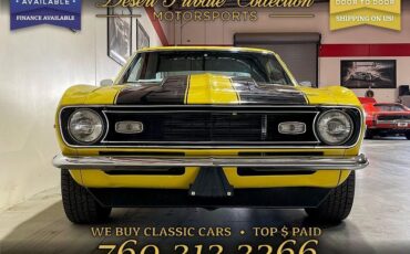 Chevrolet-Camaro-SS-383-Stroker-350-Turbo-Trans-Coupe-1968-Yellow-Black-3803-1