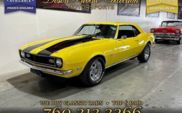 Chevrolet-Camaro-SS-383-Stroker-350-Turbo-Trans-Coupe-1968-Yellow-Black-3803-3