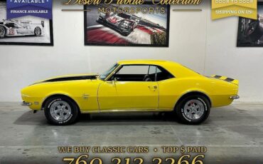 Chevrolet-Camaro-SS-383-Stroker-350-Turbo-Trans-Coupe-1968-Yellow-Black-3803-5