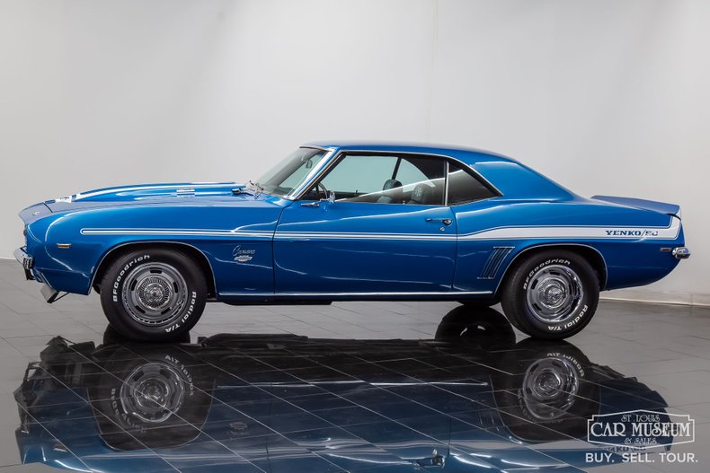 Chevrolet-Camaro-Yenko-Clone-1969-Lemans-Blue-Black-Vinyl-6017-1