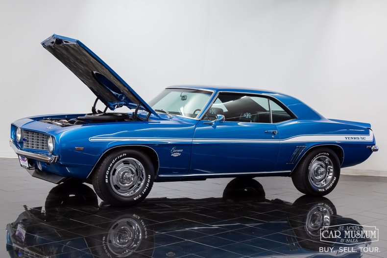 Chevrolet-Camaro-Yenko-Clone-1969-Lemans-Blue-Black-Vinyl-6017-11