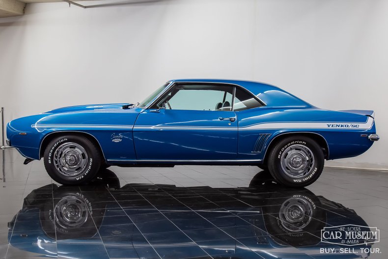 Chevrolet-Camaro-Yenko-Clone-1969-Lemans-Blue-Black-Vinyl-6017-2