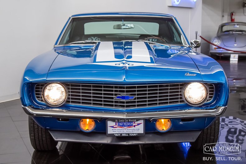 Chevrolet-Camaro-Yenko-Clone-1969-Lemans-Blue-Black-Vinyl-6017-3