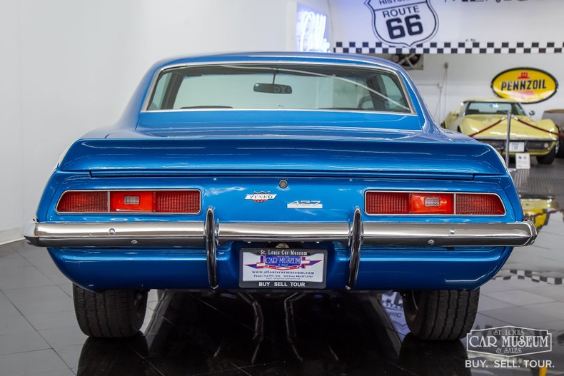 Chevrolet-Camaro-Yenko-Clone-1969-Lemans-Blue-Black-Vinyl-6017-6