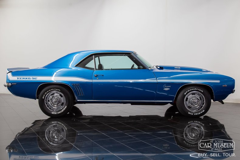 Chevrolet-Camaro-Yenko-Clone-1969-Lemans-Blue-Black-Vinyl-6017-7