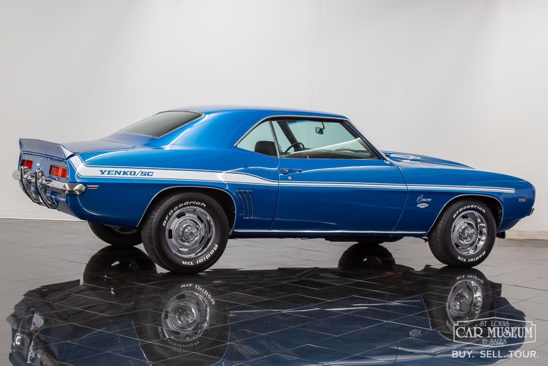 Chevrolet-Camaro-Yenko-Clone-1969-Lemans-Blue-Black-Vinyl-6017-8