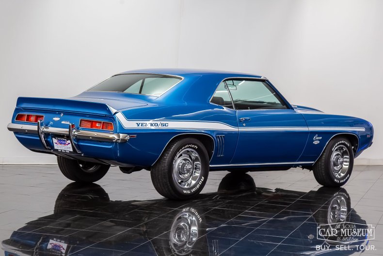 Chevrolet-Camaro-Yenko-Clone-1969-Lemans-Blue-Black-Vinyl-6017-9