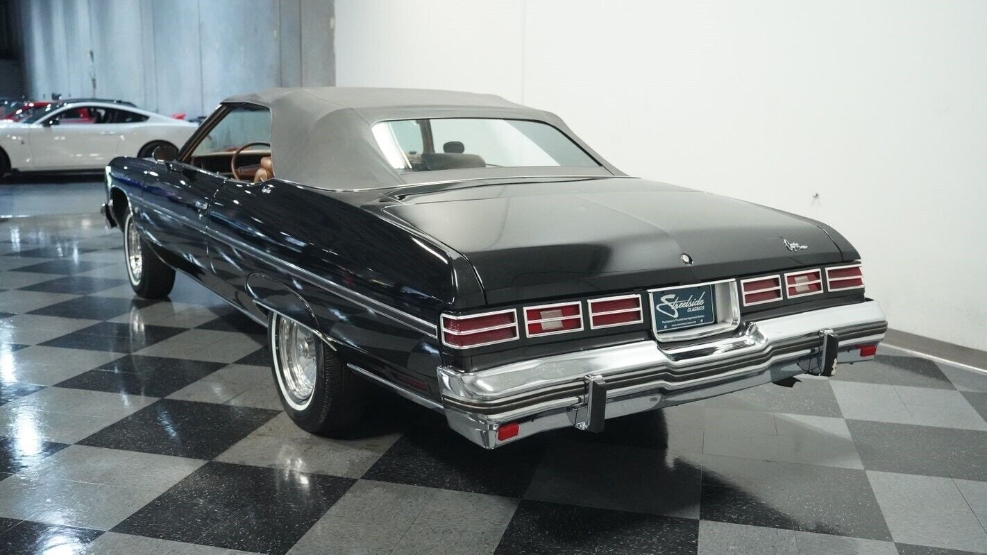 Chevrolet-Caprice-Cabriolet-1975-Black-Dark-Saddle-14109-8