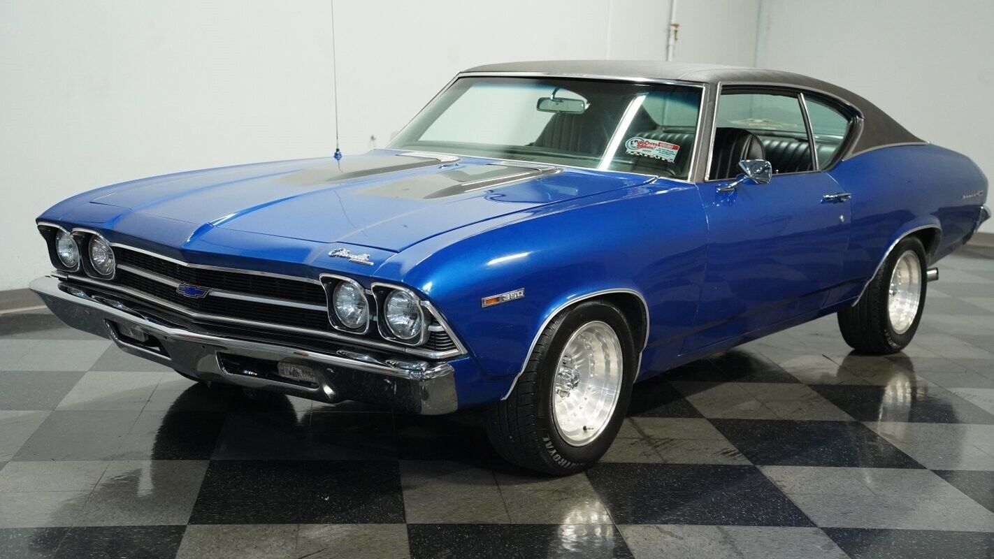 Chevrolet-Chevelle-1969-Blue-Black-68212-5