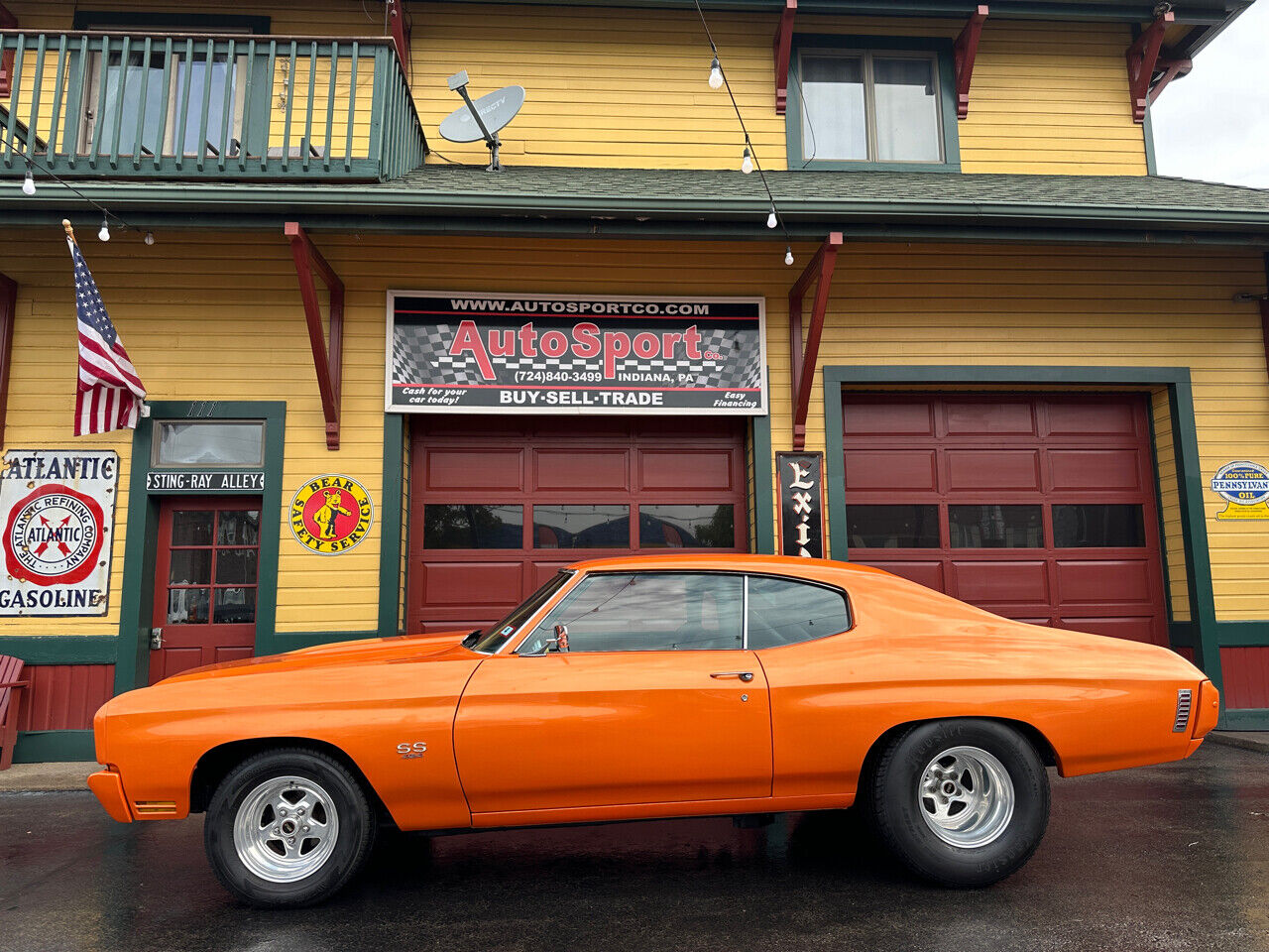 Chevrolet-Chevelle-1970-Orange-Black-46119-7