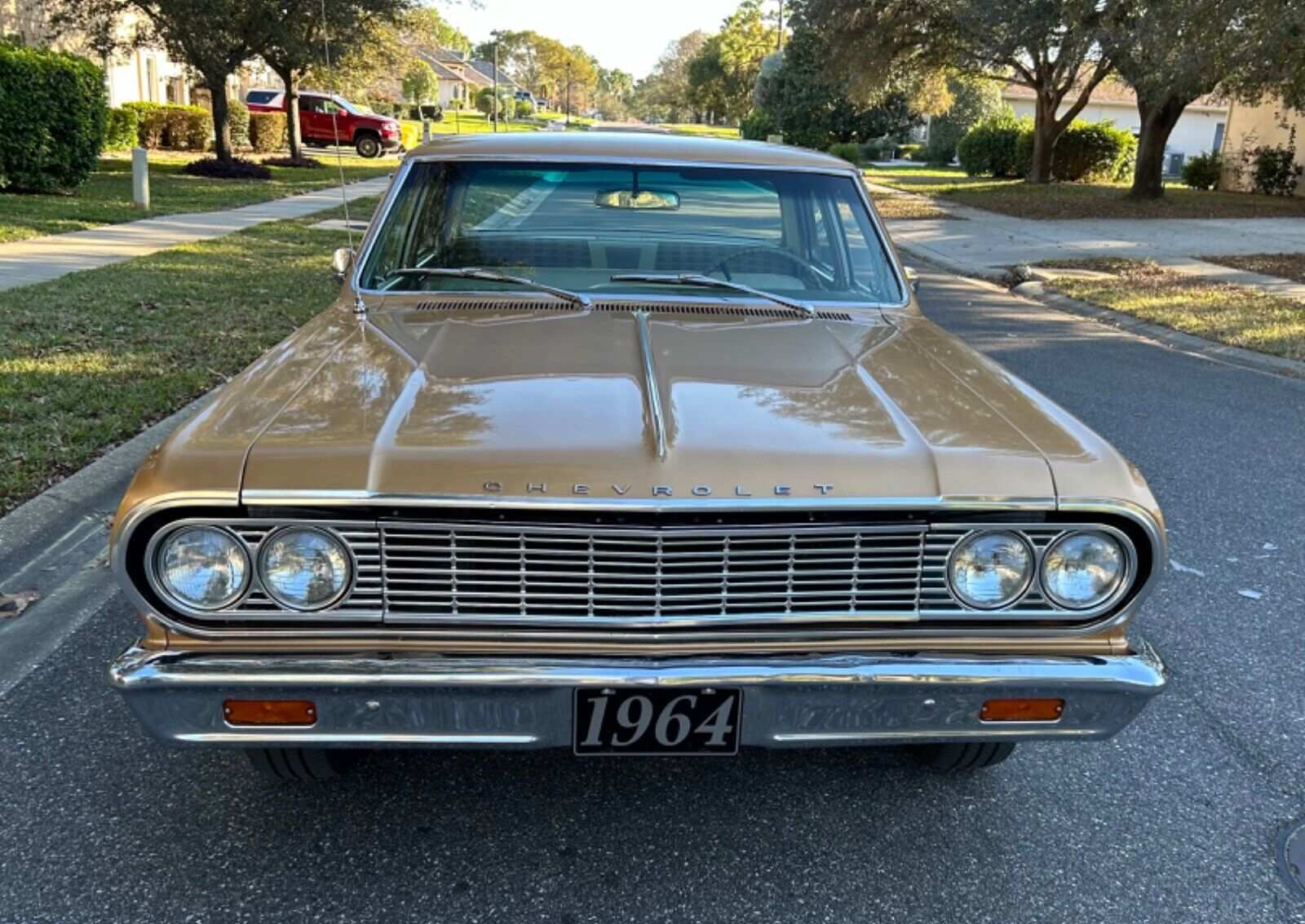 Chevrolet-Chevelle-Berline-1964-Gold-Tan-988-2