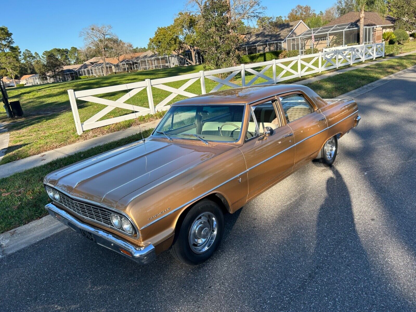 Chevrolet-Chevelle-Berline-1964-Gold-Tan-988-20