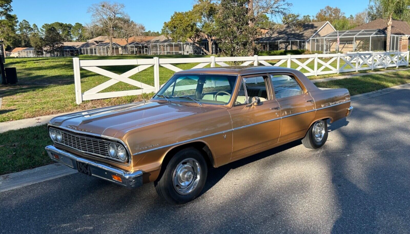 Chevrolet-Chevelle-Berline-1964-Gold-Tan-988-25