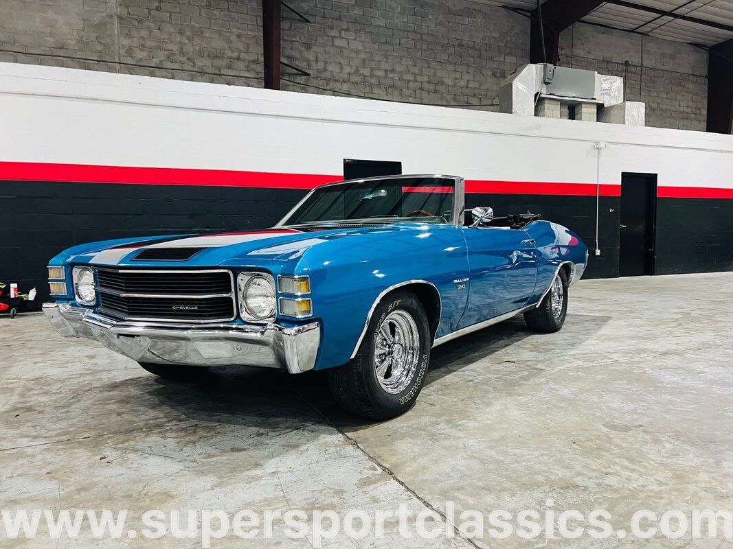 Chevrolet-Chevelle-Cabriolet-1971-Blue-Black-0-1