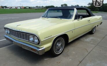 Chevrolet-Chevelle-Coupe-1964-Yellow-Black-28405-3