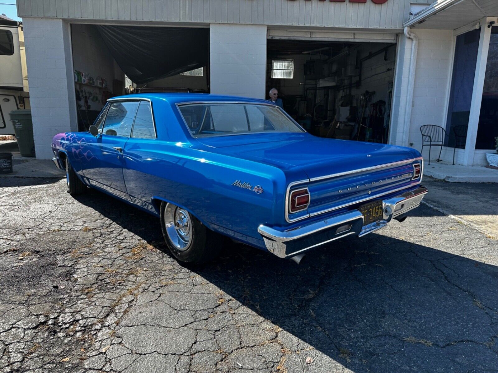 Chevrolet-Chevelle-Coupe-1965-Blue-77-26