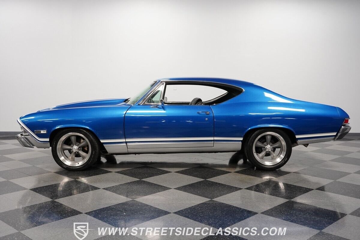 Chevrolet-Chevelle-Coupe-1968-Blue-Black-69627-2