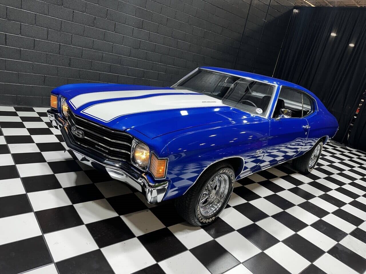 Chevrolet-Chevelle-Coupe-1972-Blue-Black-0-6