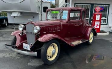 Chevrolet-Confederate-Coupe-1932-Burgundy-Gray-19867-10