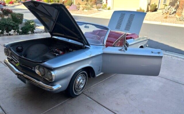 Chevrolet-Corvair-Cabriolet-1962-Silver-Red-146708-4