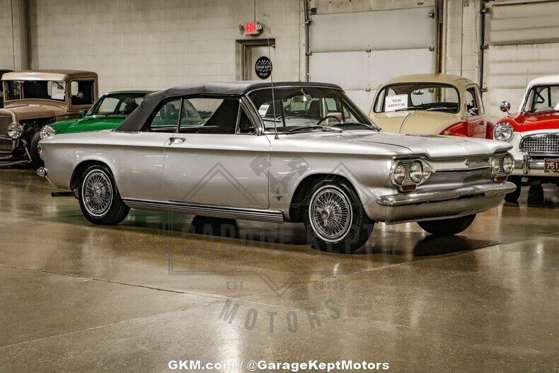 Chevrolet-Corvair-Cabriolet-1963-Silver-Black-119669-2