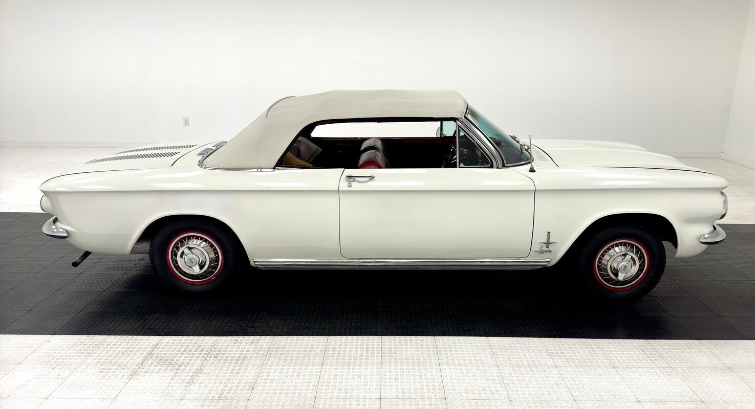 Chevrolet-Corvair-Cabriolet-1963-White-Red-136517-8