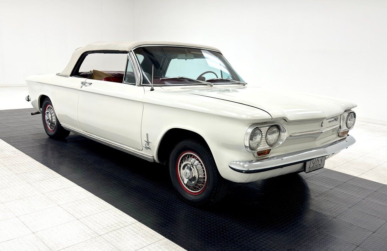 Chevrolet-Corvair-Cabriolet-1963-White-Red-136517-9