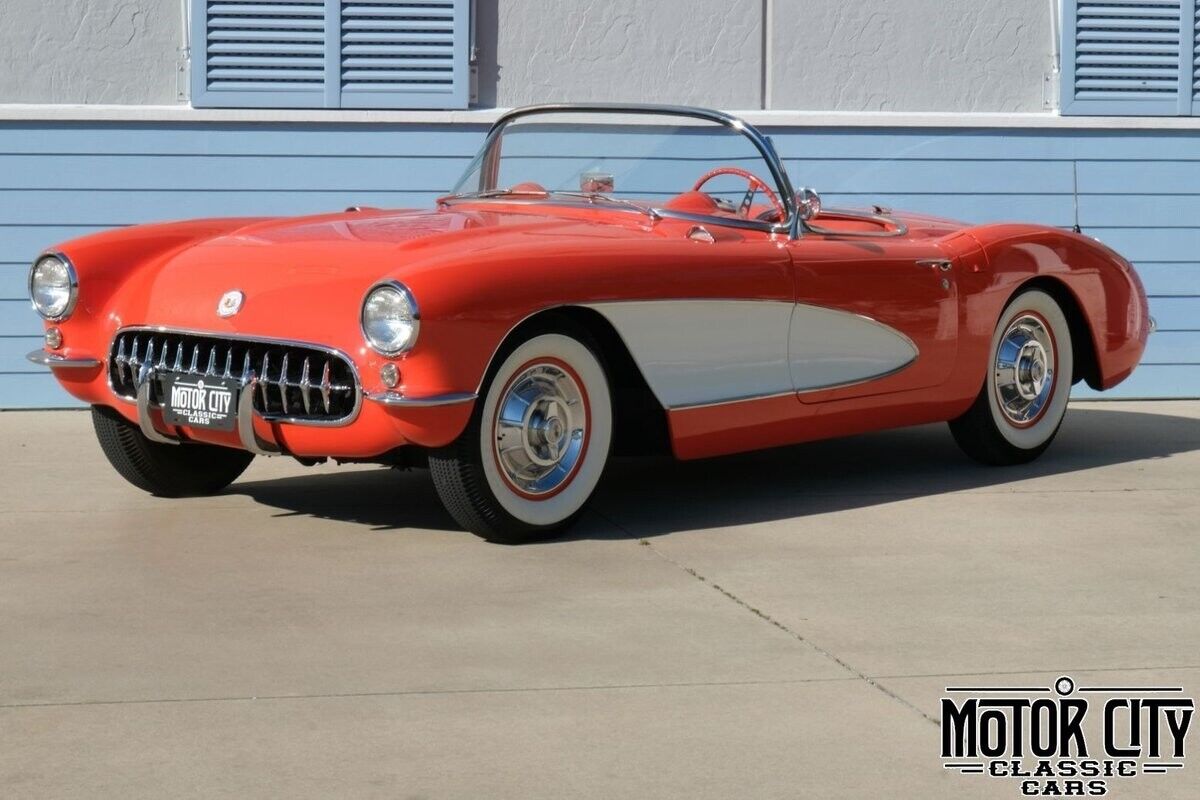 Chevrolet-Corvette-1957-Red-Red-0-8