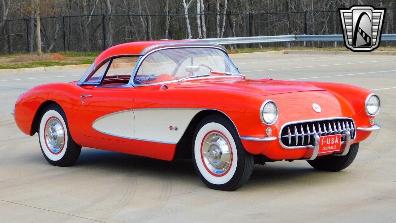 Chevrolet-Corvette-1957-Red-Red-10977-3