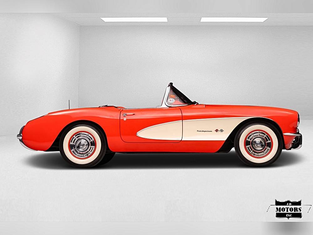 Chevrolet-Corvette-1957-red-9817-5