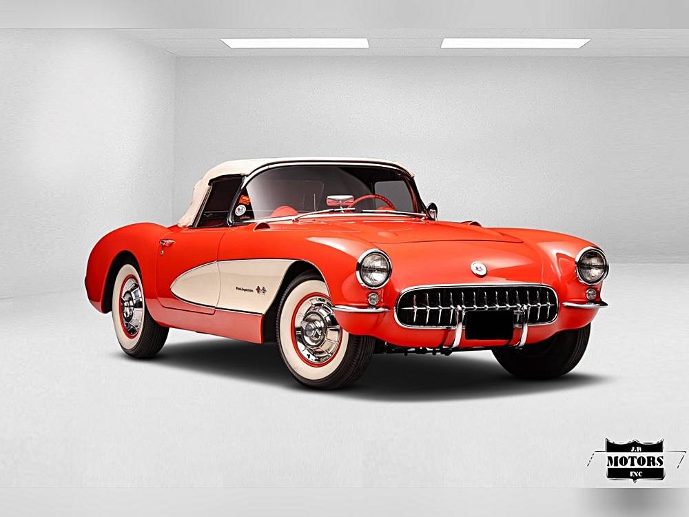 Chevrolet-Corvette-1957-red-9817-9