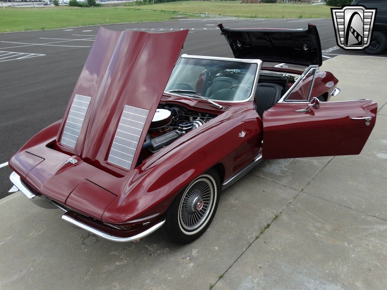 Chevrolet-Corvette-1963-Red-Black-3977-10