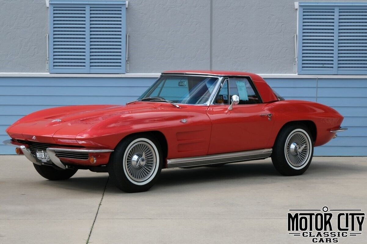 Chevrolet-Corvette-1964-Red-Black-0-13