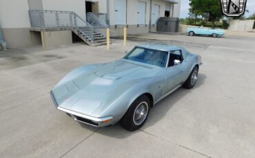 Chevrolet-Corvette-1971-Silver-Blue-85936-10