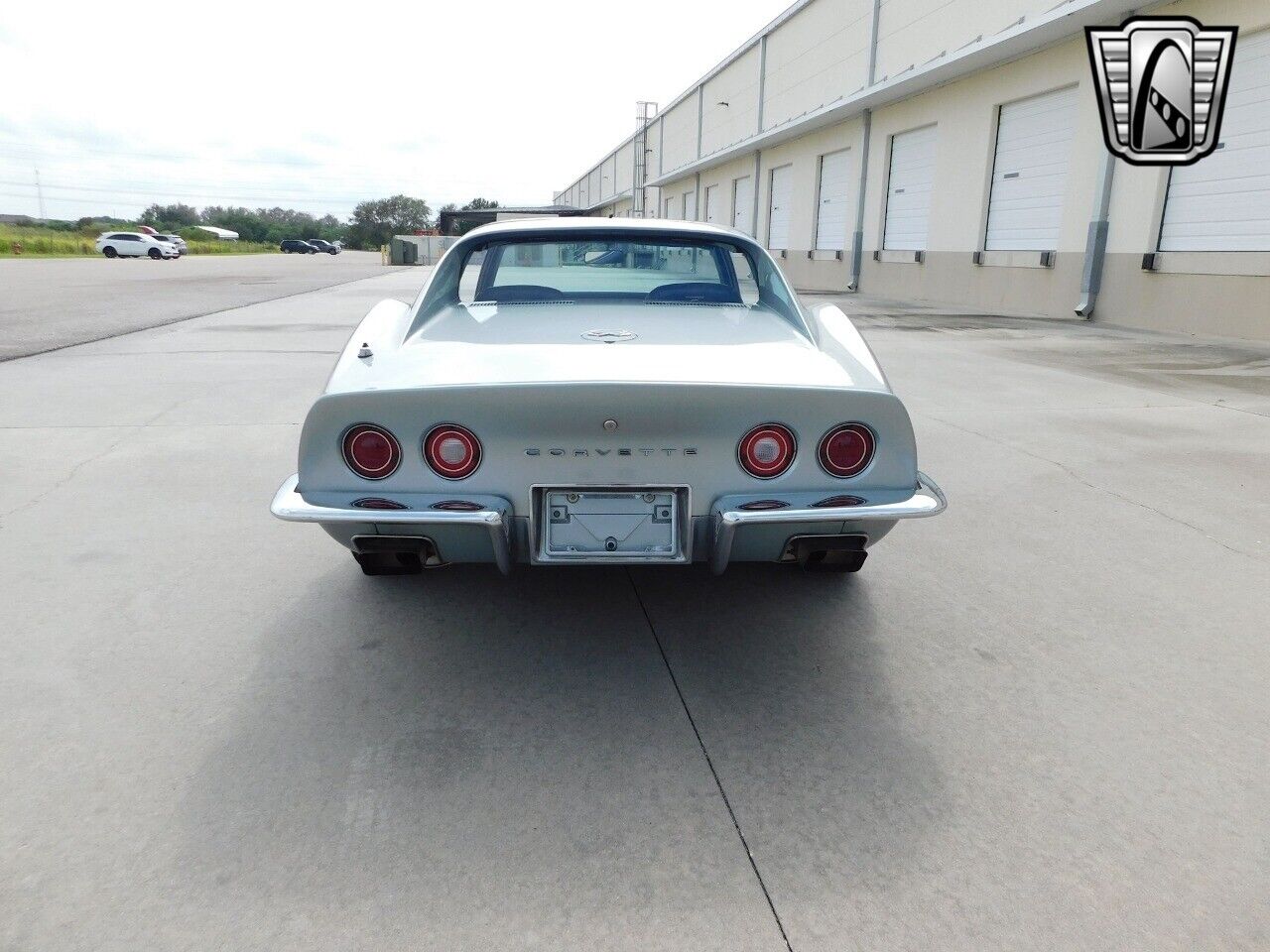 Chevrolet-Corvette-1971-Silver-Blue-85936-4