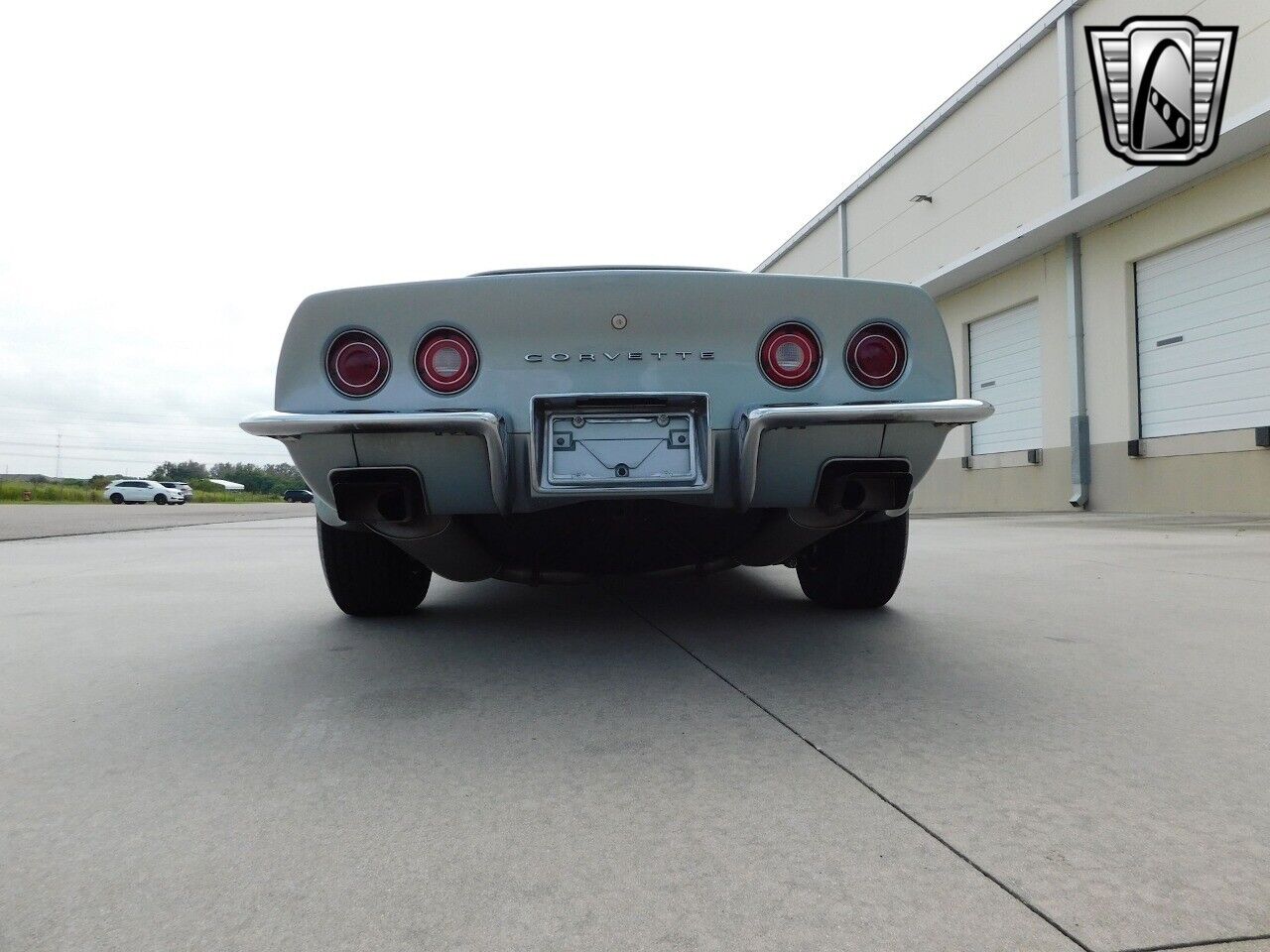 Chevrolet-Corvette-1971-Silver-Blue-85936-7