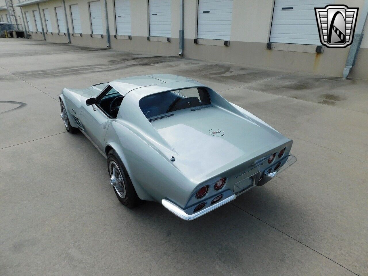 Chevrolet-Corvette-1971-Silver-Blue-85936-8