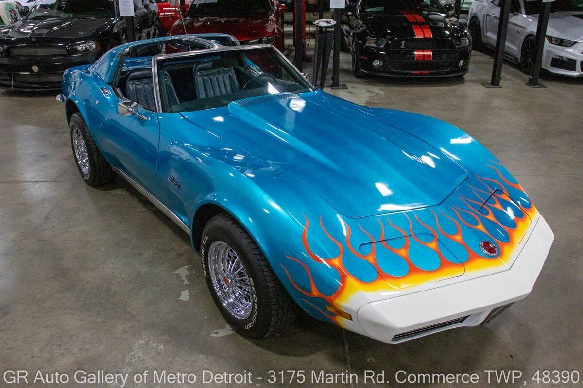 Chevrolet-Corvette-1973-Blue-Blue-155031-8