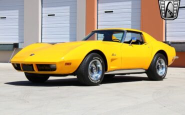 Chevrolet-Corvette-1973-Yellow-Black-147728-2