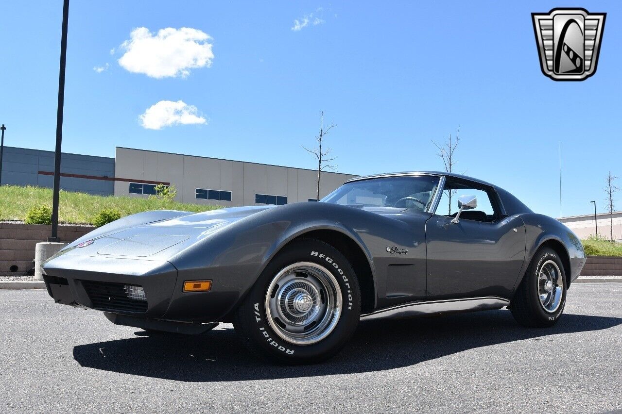 Chevrolet-Corvette-1974-Gray-Black-21594-2