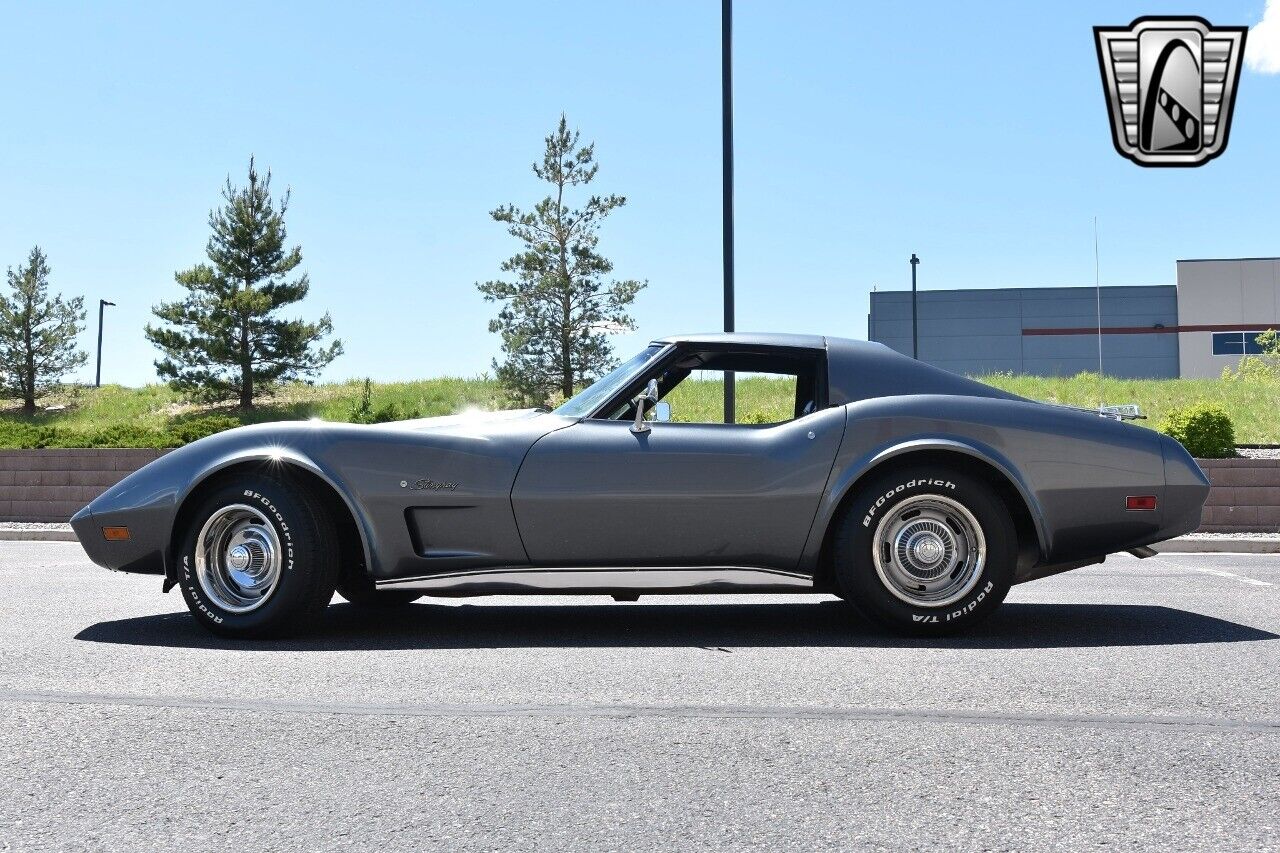 Chevrolet-Corvette-1974-Gray-Black-21594-3