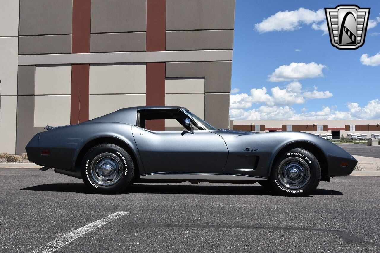 Chevrolet-Corvette-1974-Gray-Black-21594-7