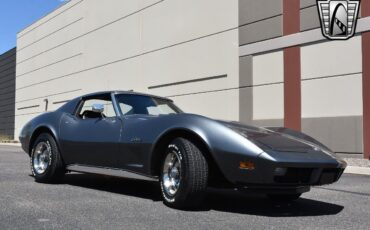 Chevrolet-Corvette-1974-Gray-Black-21594-8