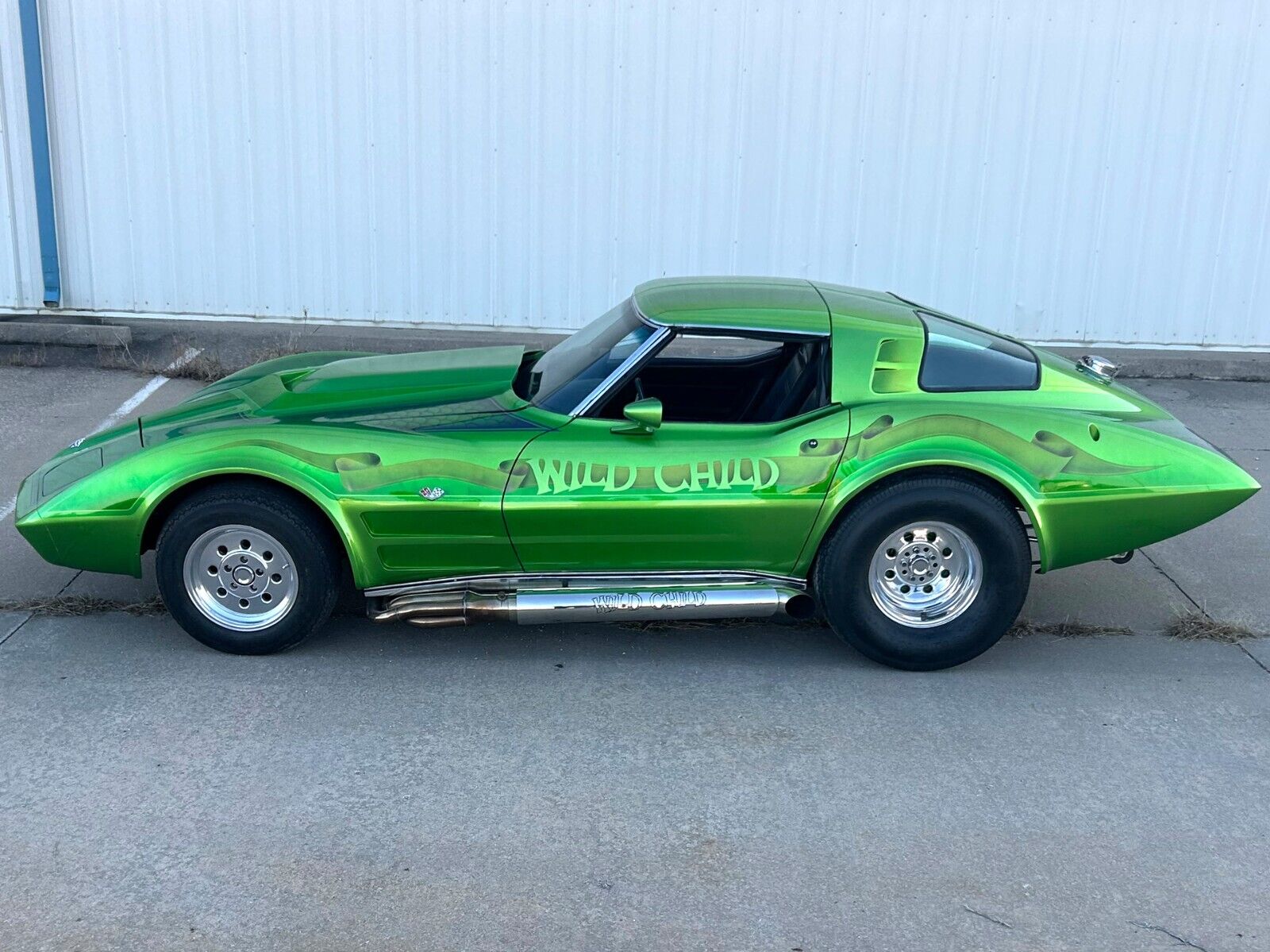 Chevrolet-Corvette-1974-Green-Black-87-2