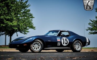 Chevrolet-Corvette-1975-Blue-Black-40140-2