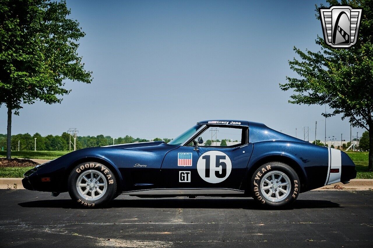 Chevrolet-Corvette-1975-Blue-Black-40140-3