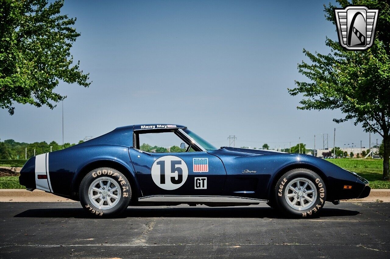 Chevrolet-Corvette-1975-Blue-Black-40140-7