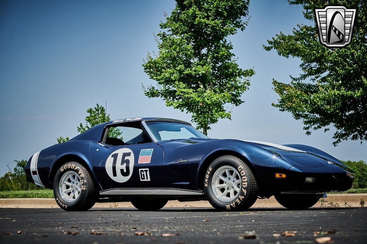 Chevrolet-Corvette-1975-Blue-Black-40140-8