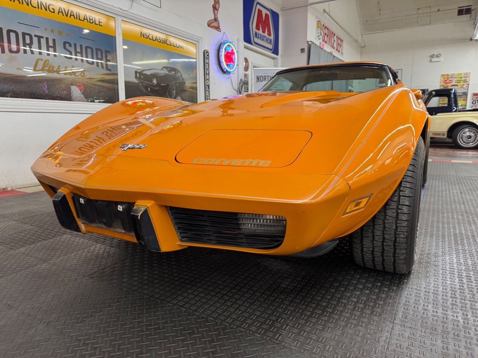 Chevrolet-Corvette-1977-Orange-Tan-132275-8