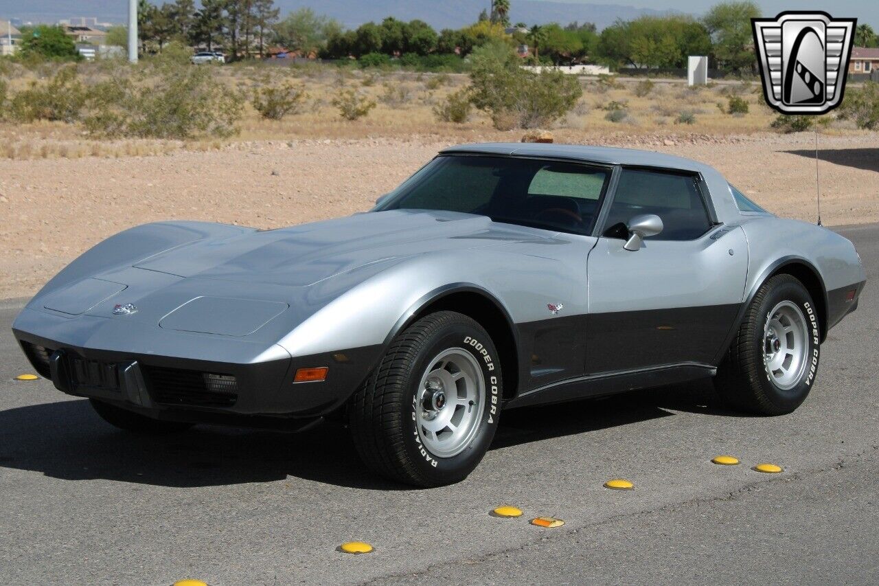 Chevrolet-Corvette-1978-Silver-Orange-117204-11